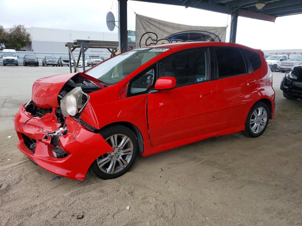 HONDA FIT 2010 with VIN JHMGE8H40AC002383 - Photo from auction