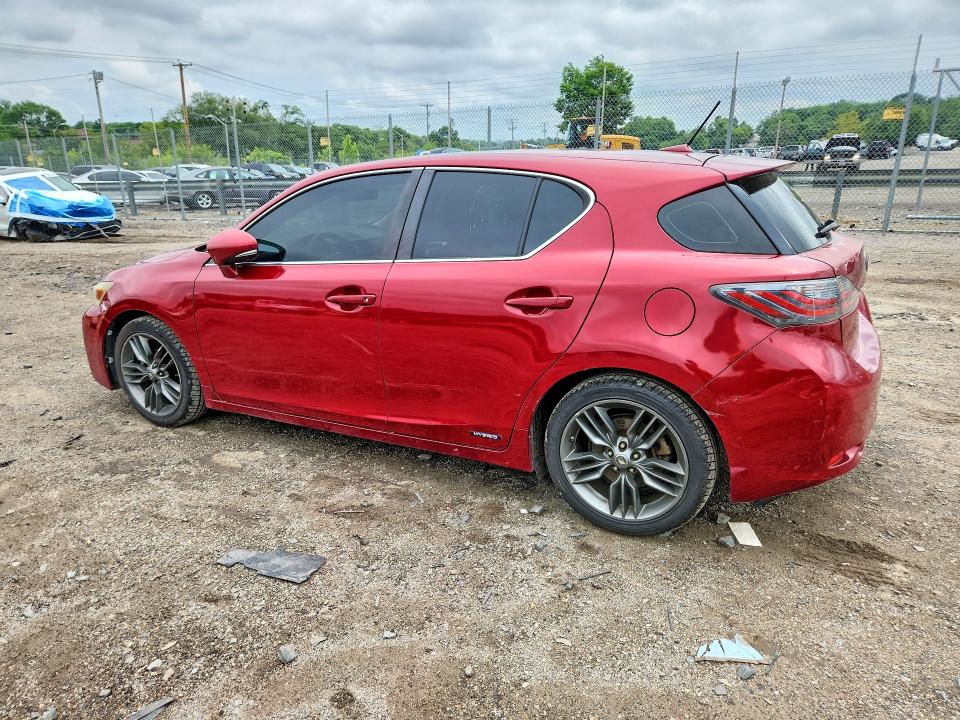 Photo 2 from auction – 2012 LEXUS CT with VIN JTHKD5BH8C2121279
