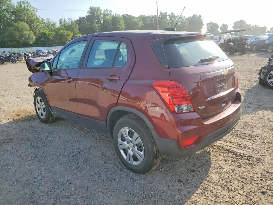 Photo 2 from auction – 2017 CHEVROLET TRAX with VIN 3GNCJKSB3HL133619