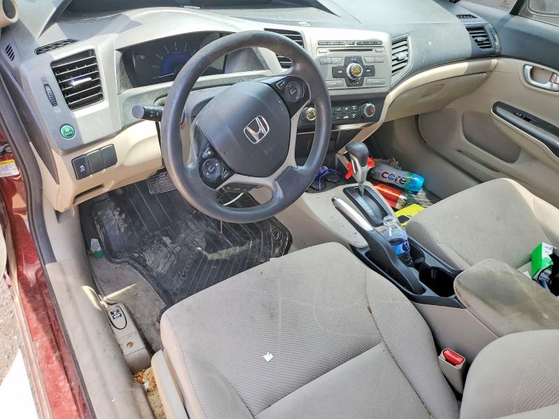 Photo 8 from auction – 2012 HONDA CIVIC with VIN 19XFB2F81CE048423