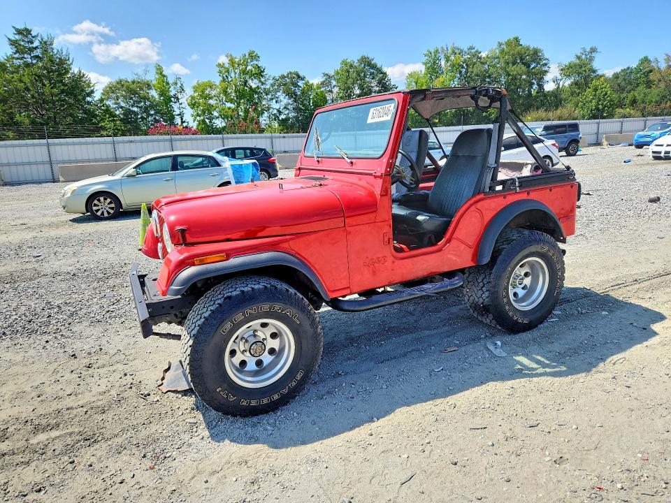 JEEP JEEP CJ5 1978 with VIN J8F83AA001505 - Photo from auction