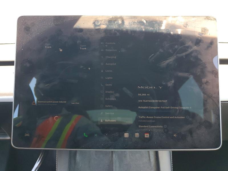 Photo 9 from auction – 2024 TESLA MODEL Y with VIN 7SAYGDED1RF097907