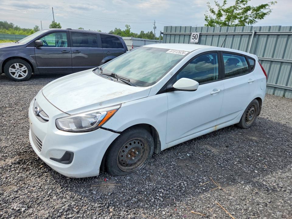 HYUNDAI ACCENT 2017 with VIN KMHCT5AE6HU335758 - Photo from auction