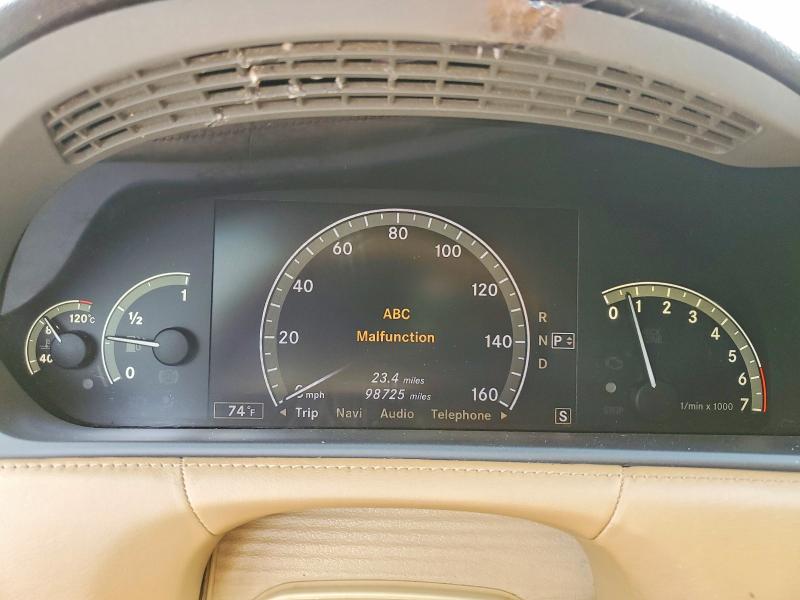 Photo 9 from auction – 2008 MERCEDES-BENZ CL with VIN WDDEJ76X78A014618