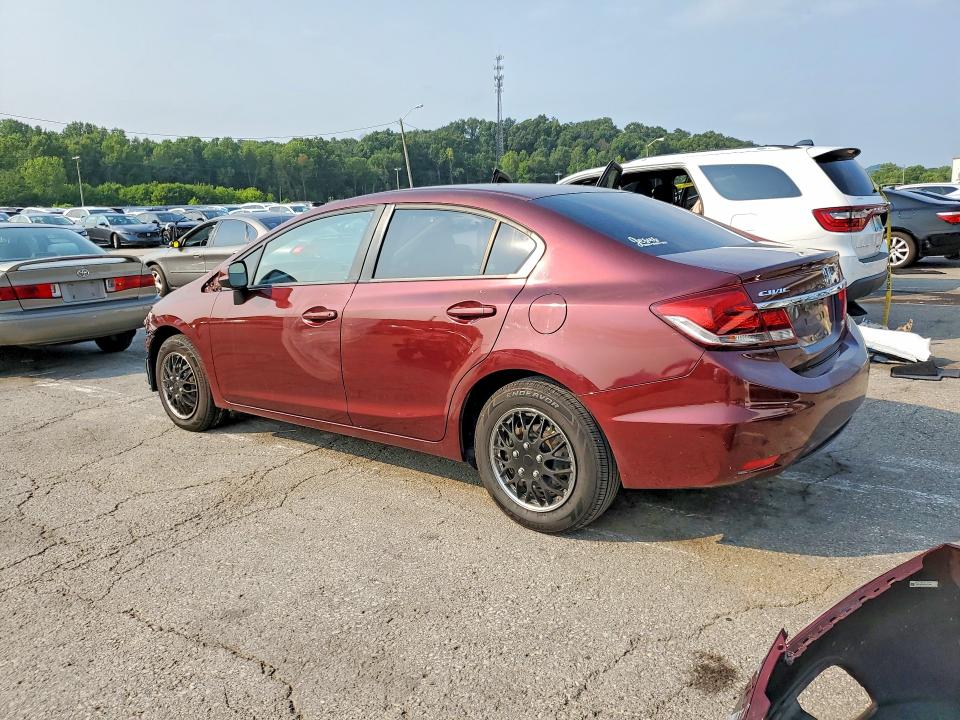 Photo 2 from auction – 2013 HONDA CIVIC with VIN 19XFB2F54DE077566