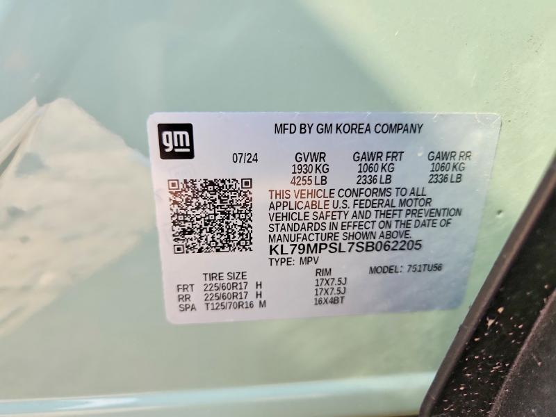 Photo 14 from auction – 2025 CHEVROLET TRAILBLAZER with VIN KL79MPSL7SB062205