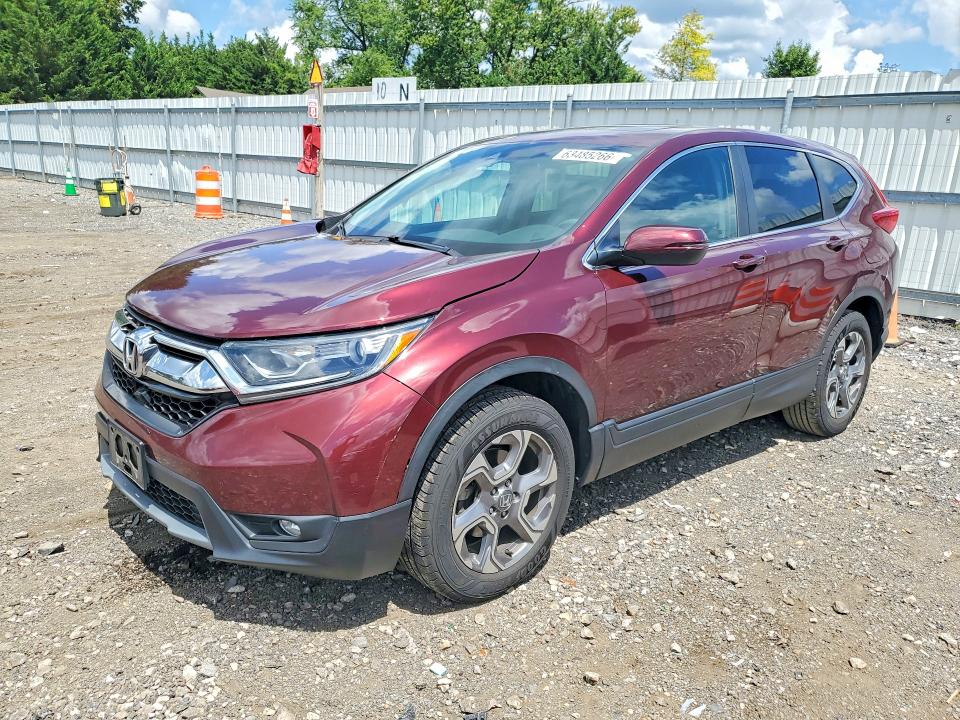 HONDA CR-V 2017 with VIN 2HKRW2H81HH647386 - Photo from auction