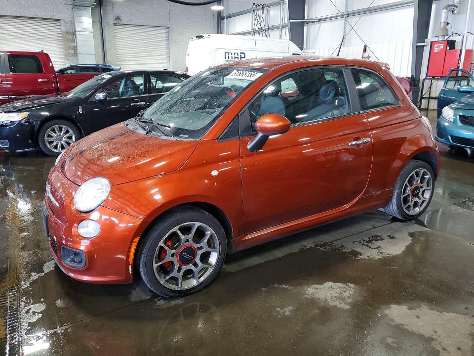 FIAT 500 2012 with VIN 3C3CFFBR0CT384271 - Photo from auction