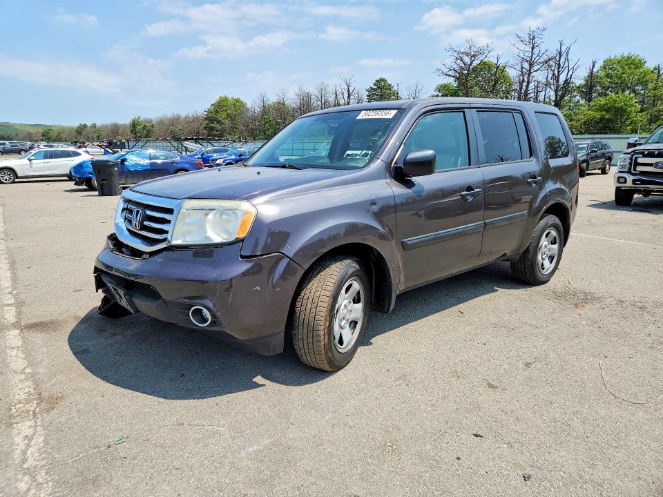 HONDA PILOT 2014 with VIN 5FNYF4H24EB016550 - Photo from auction