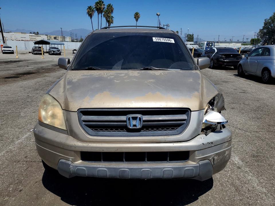 Photo 5 from auction – 2005 HONDA PILOT with VIN 5FNYF18575B050491