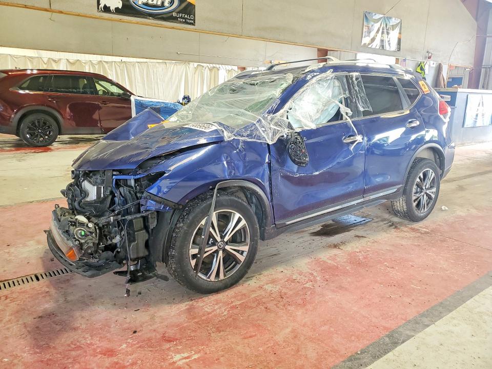 NISSAN ROGUE 2017 with VIN JN8AT2MV0HW007637 - Photo from auction