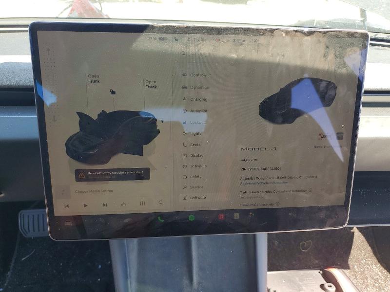 Photo 9 from auction – 2024 TESLA MODEL 3 with VIN 5YJ3E1EA8RF722501