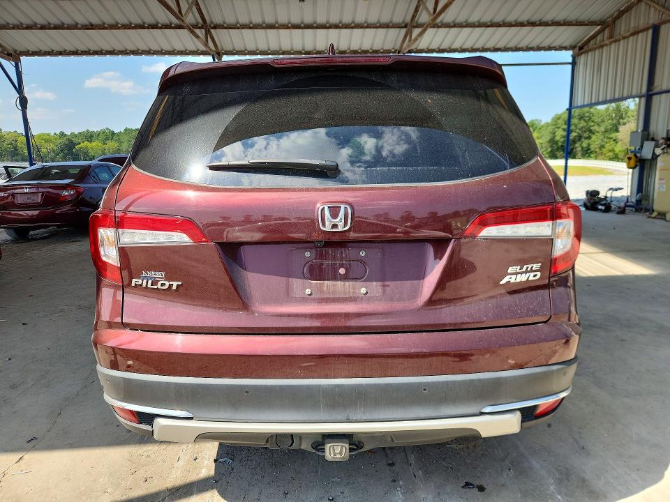 Photo 6 from auction – 2022 HONDA PILOT with VIN 5FNYF6H01NB079101