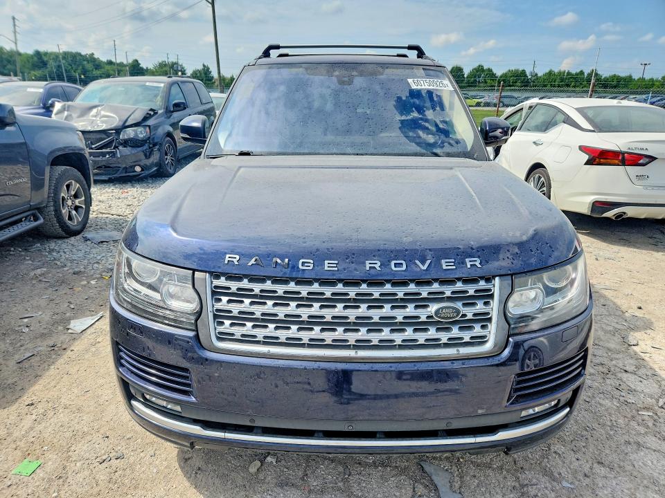 Photo 5 from auction – 2017 LAND ROVER RANGE ROVER with VIN SALGS2FV1HA339467