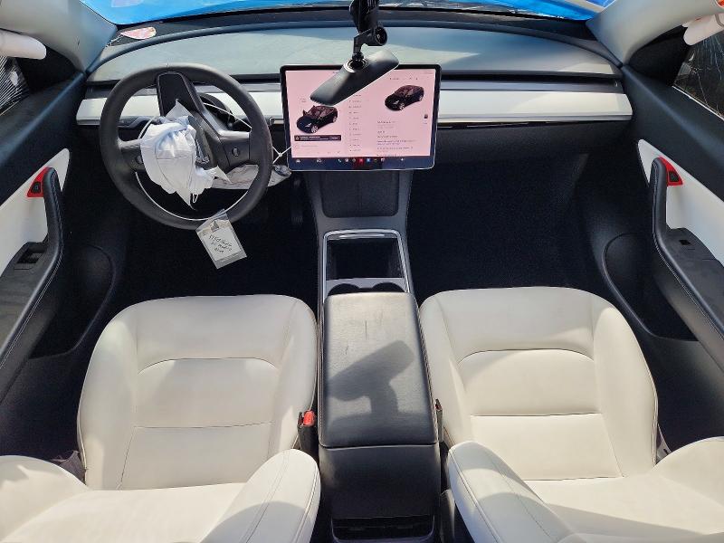 Photo 8 from auction – 2022 TESLA MODEL Y with VIN 7SAYGDEE1NF354891