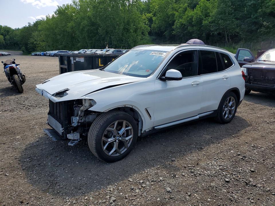BMW X3 2020 with VIN 5UXTY5C08L9B53659 - Photo from auction
