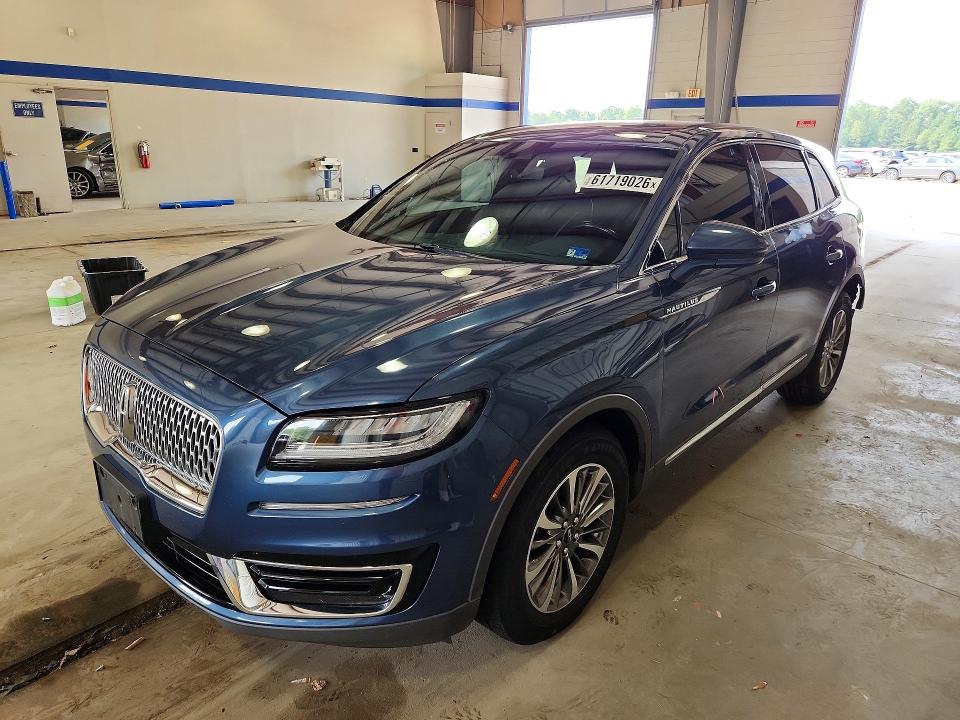LINCOLN NAUTILUS 2019 with VIN 2LMPJ8K97KBL53441 - Photo from auction