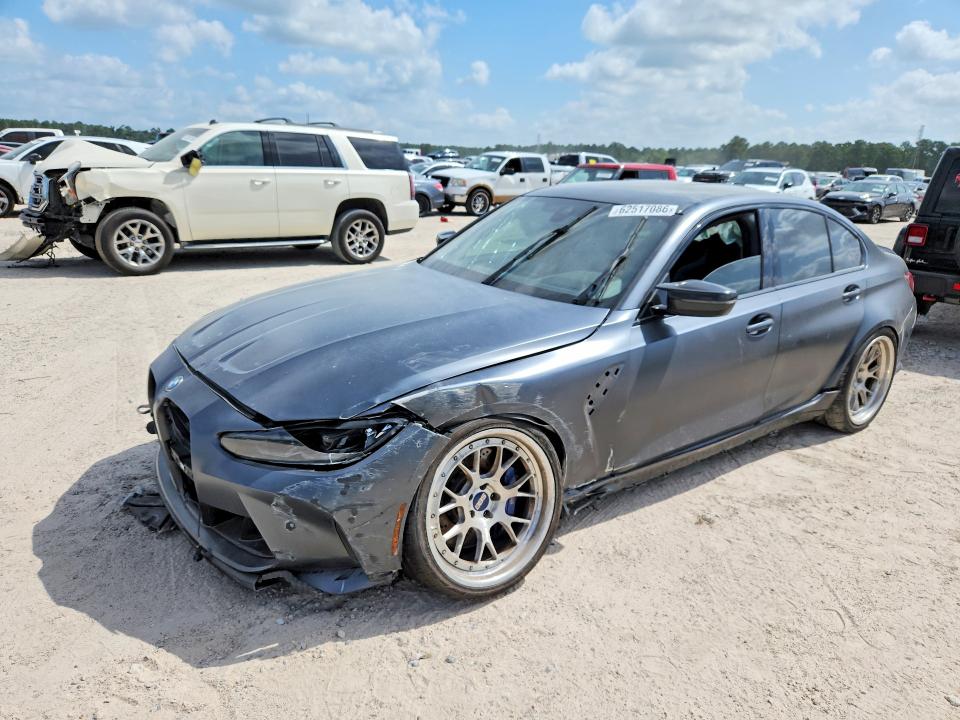 BMW M3 2022 with VIN WBS53AY08NFL93606 - Photo from auction