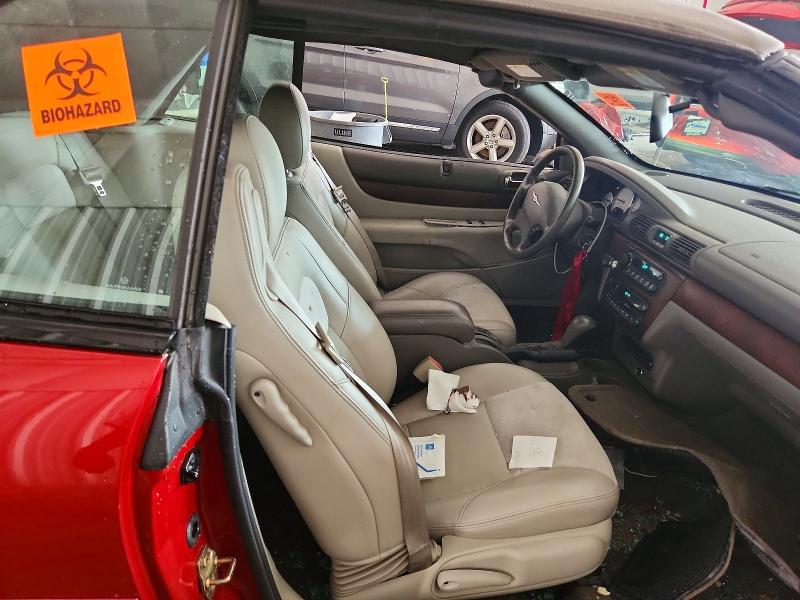 Photo 10 from auction – 2006 CHRYSLER SEBRING with VIN 1C3EL65R16N249866