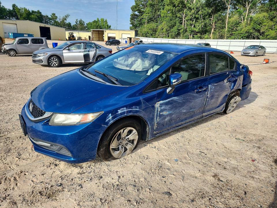HONDA CIVIC 2014 with VIN 2HGFB2F52EH518750 - Photo from auction