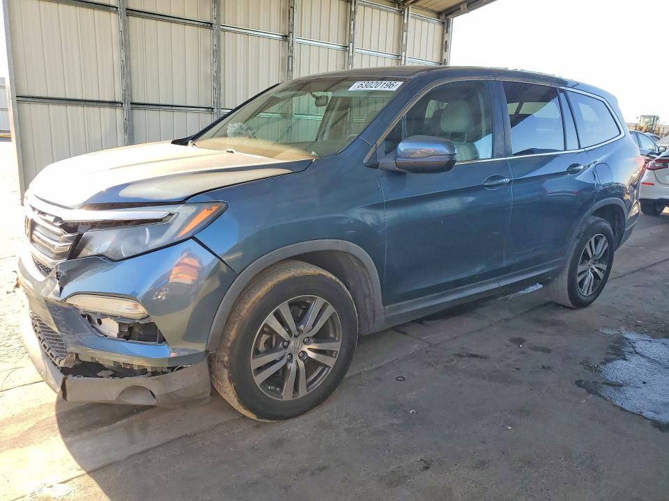 HONDA PILOT 2016 with VIN 5FNYF6H36GB102255 - Photo from auction