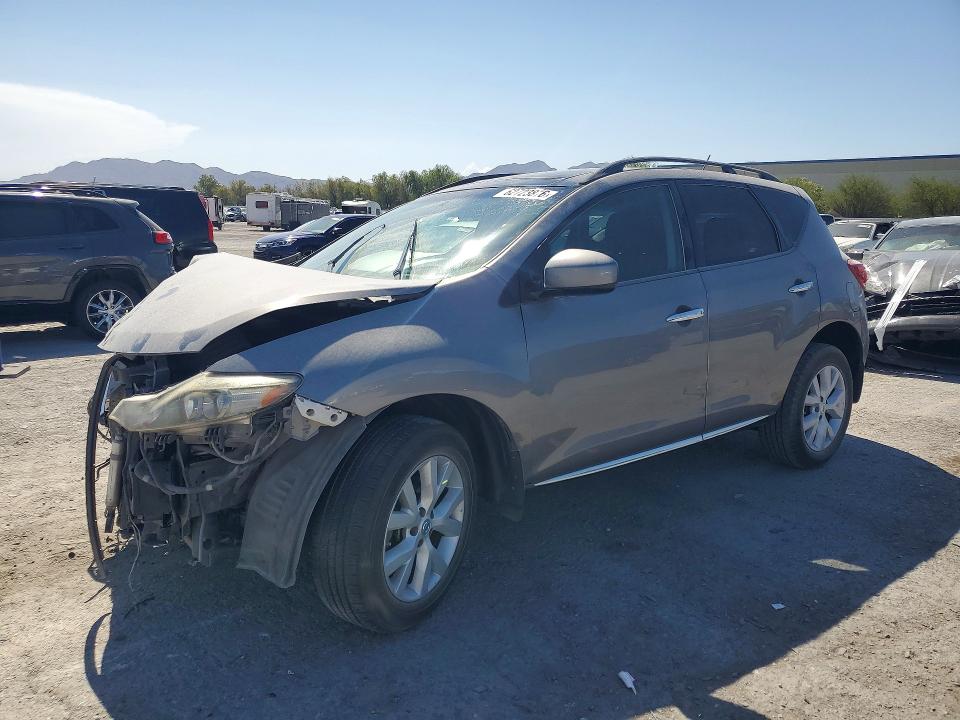 NISSAN MURANO 2012 with VIN JN8AZ1MU2CW109515 - Photo from auction