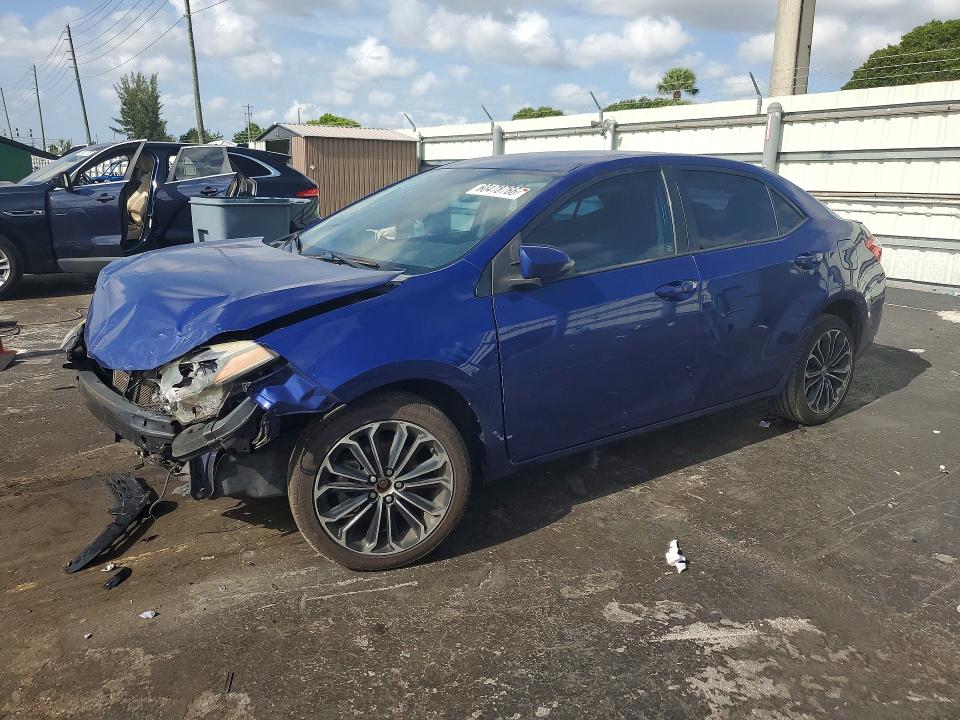 TOYOTA COROLLA 2016 with VIN 2T1BURHE2GC720093 - Photo from auction
