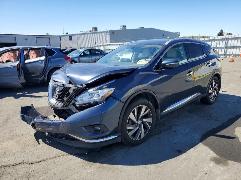 NISSAN MURANO 2015 with VIN 5N1AZ2MH4FN273276 - Photo from auction