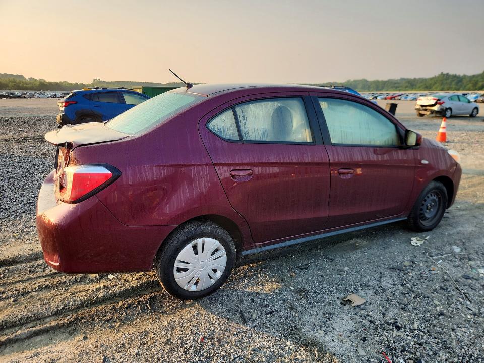 Photo 3 from auction – 2022 MITSUBISHI MIRAGE with VIN ML32FUFJ8NHF06706