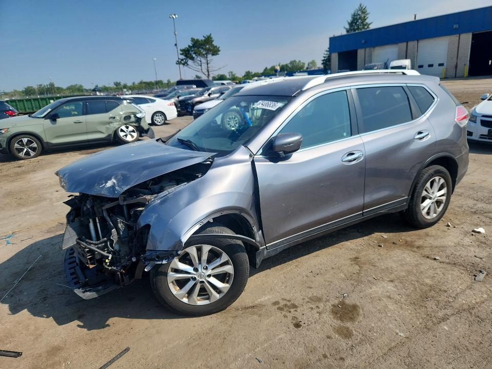 NISSAN ROGUE 2016 with VIN KNMAT2MV2GP601182 - Photo from auction
