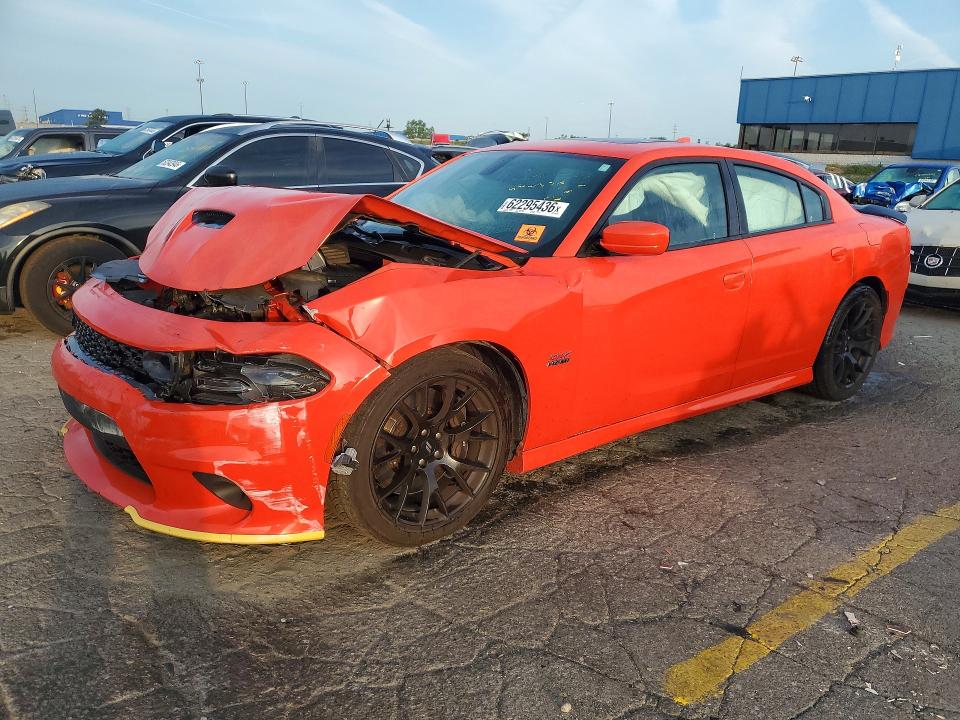 DODGE CHARGER 2019 with VIN 2C3CDXGJ9KH646679 - Photo from auction