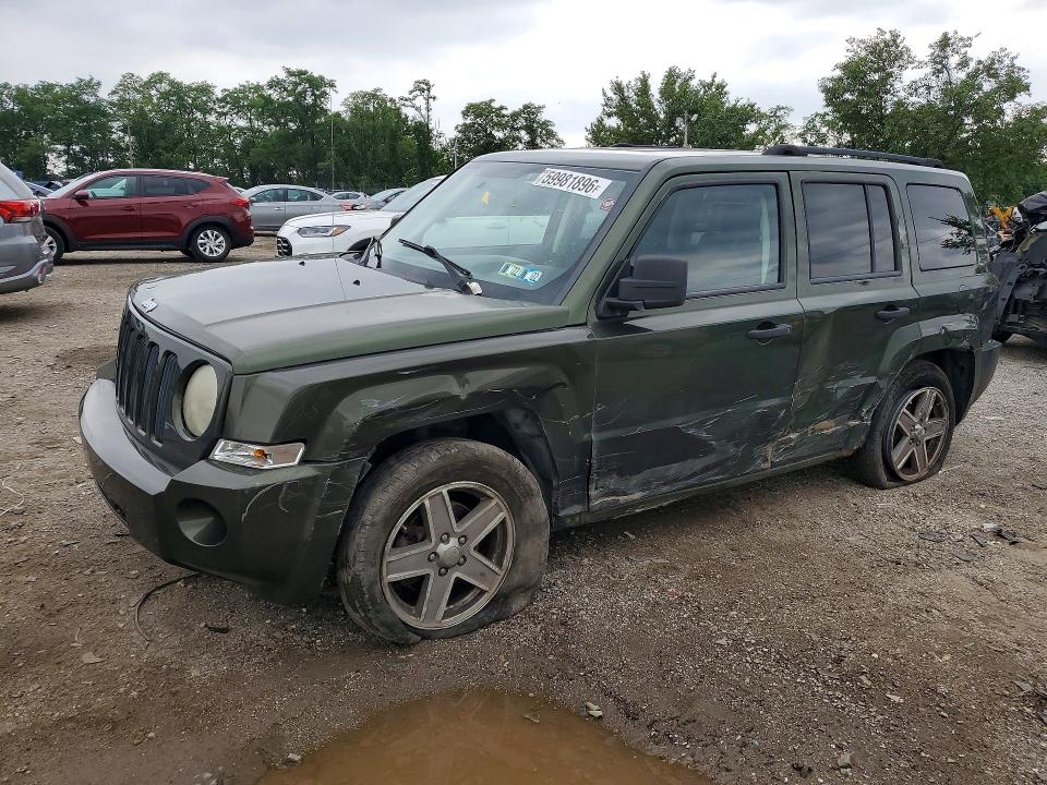 JEEP PATRIOT 2008 with VIN 1J8FT28W68D706831 - Photo from auction