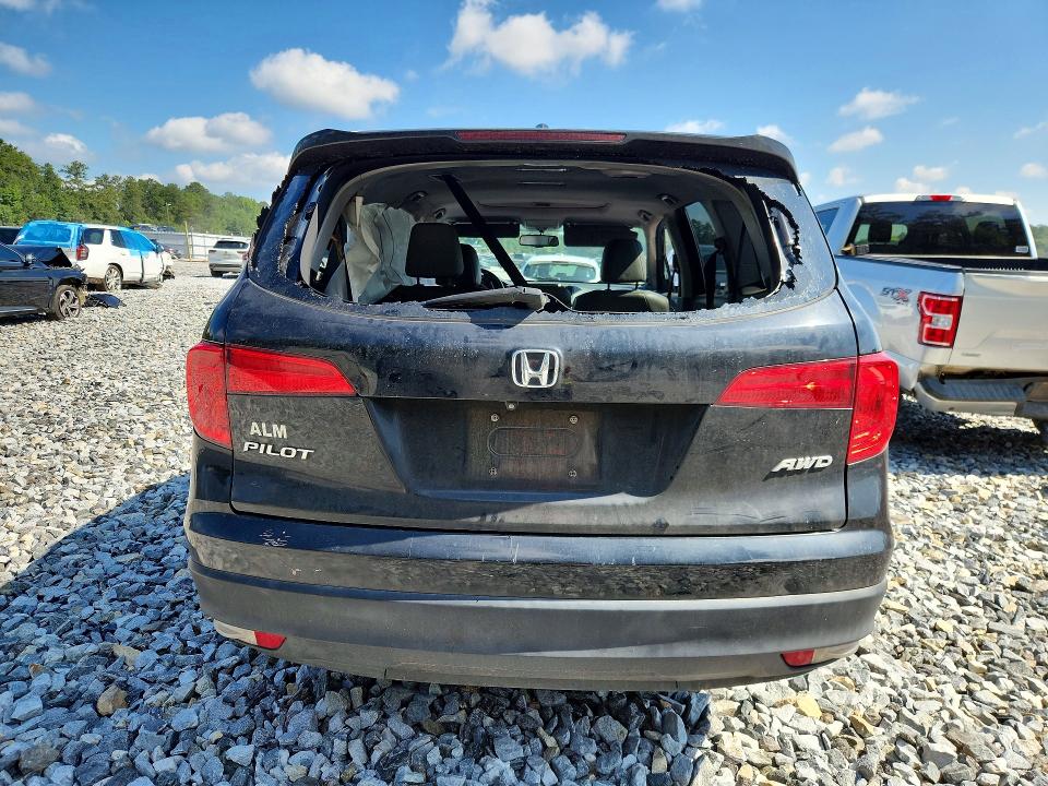 Photo 6 from auction – 2017 HONDA PILOT with VIN 5FNYF6H72HB055729