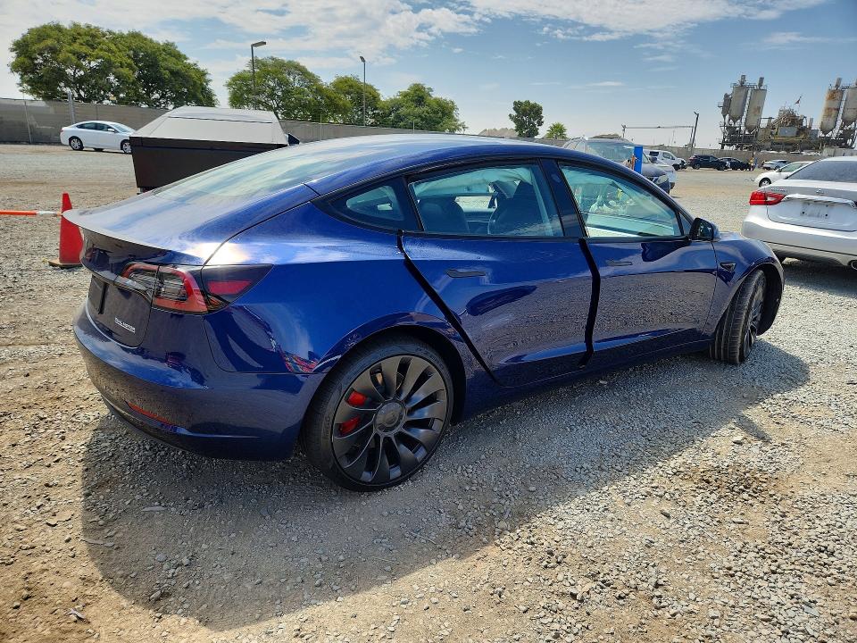 Photo 3 from auction – 2023 TESLA MODEL 3 with VIN 5YJ3E1EC9PF494152