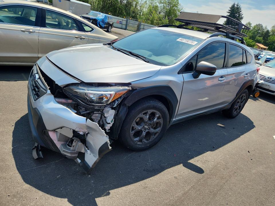 SUBARU CROSSTREK 2021 with VIN JF2GTHRC4MH366232 - Photo from auction