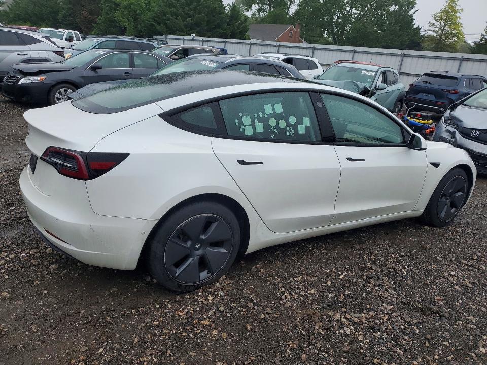Photo 3 from auction – 2021 TESLA MODEL 3 with VIN 5YJ3E1EA0MF059076