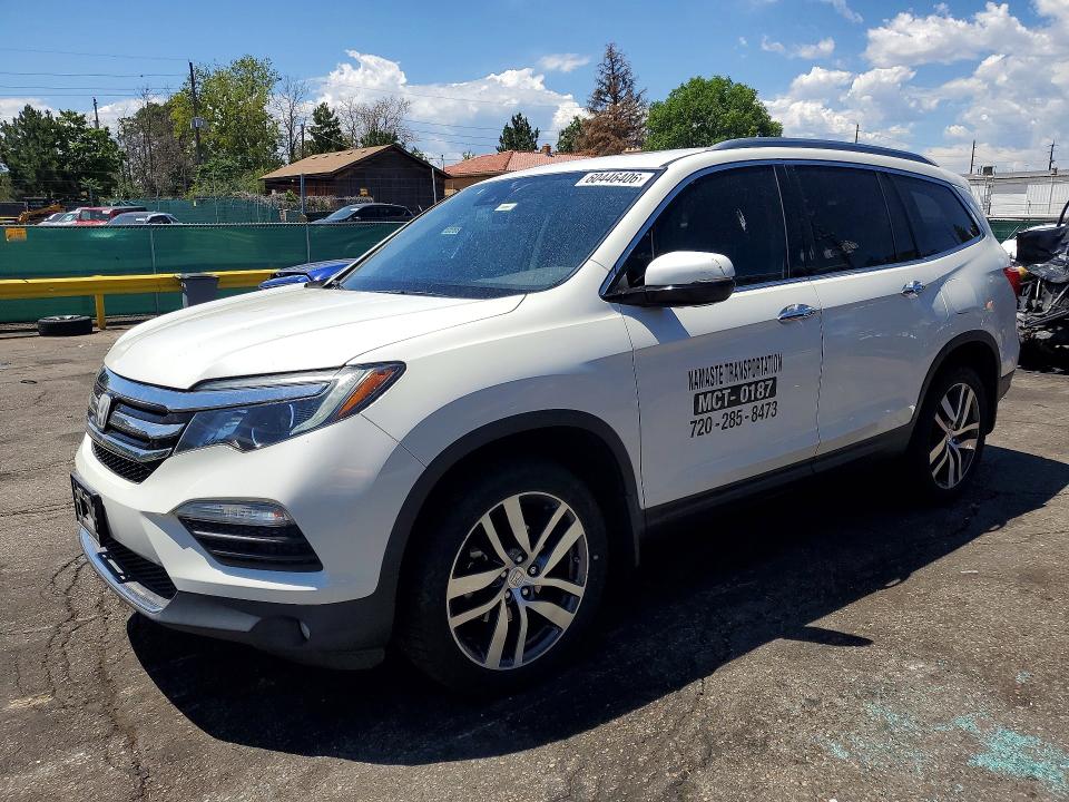 HONDA PILOT 2017 with VIN 5FNYF6H90HB082655 - Photo from auction