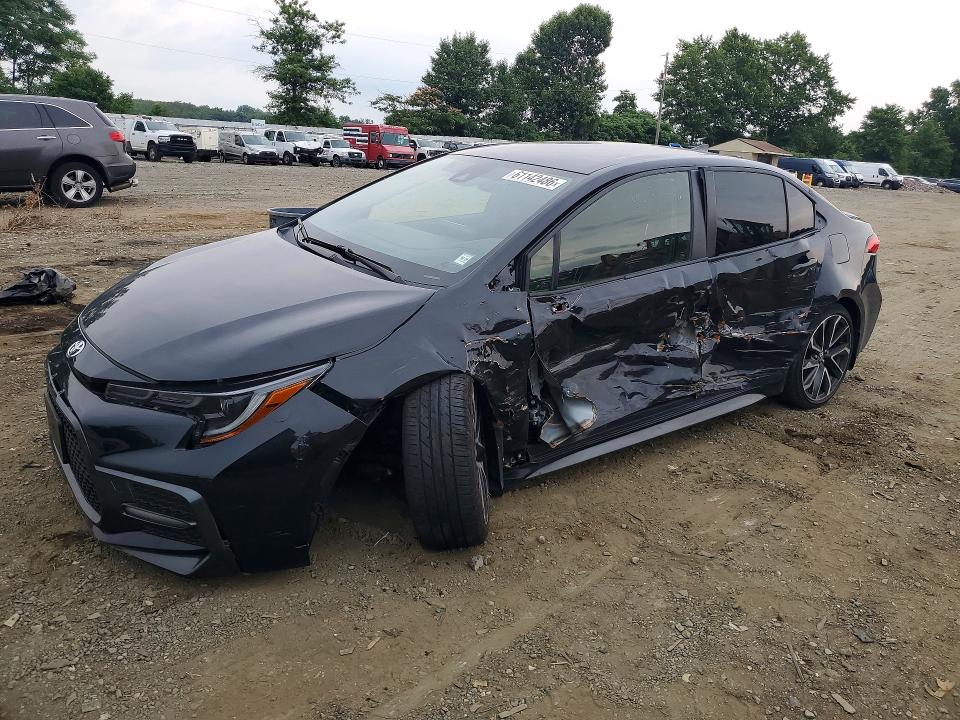 TOYOTA COROLLA 2022 with VIN JTDS4MCE7NJ095329 - Photo from auction