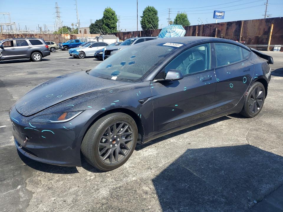 TESLA MODEL 3 2024 with VIN 5YJ3E1EA2RF726169 - Photo from auction