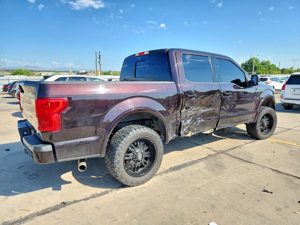 Photo 3 from auction – 2018 FORD F150 with VIN 1FTEW1E59JFD20849