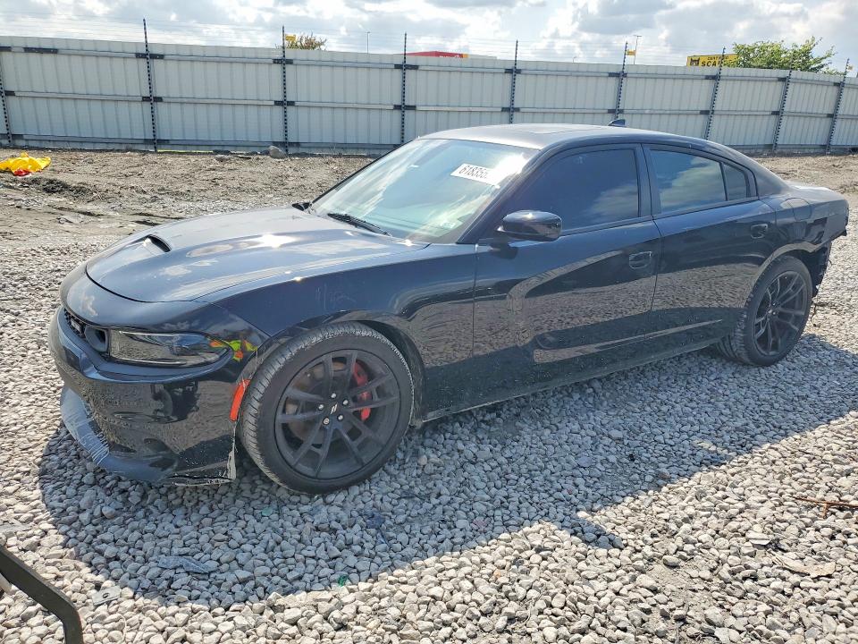 DODGE CHARGER 2022 with VIN 2C3CDXGJ0NH163747 - Photo from auction