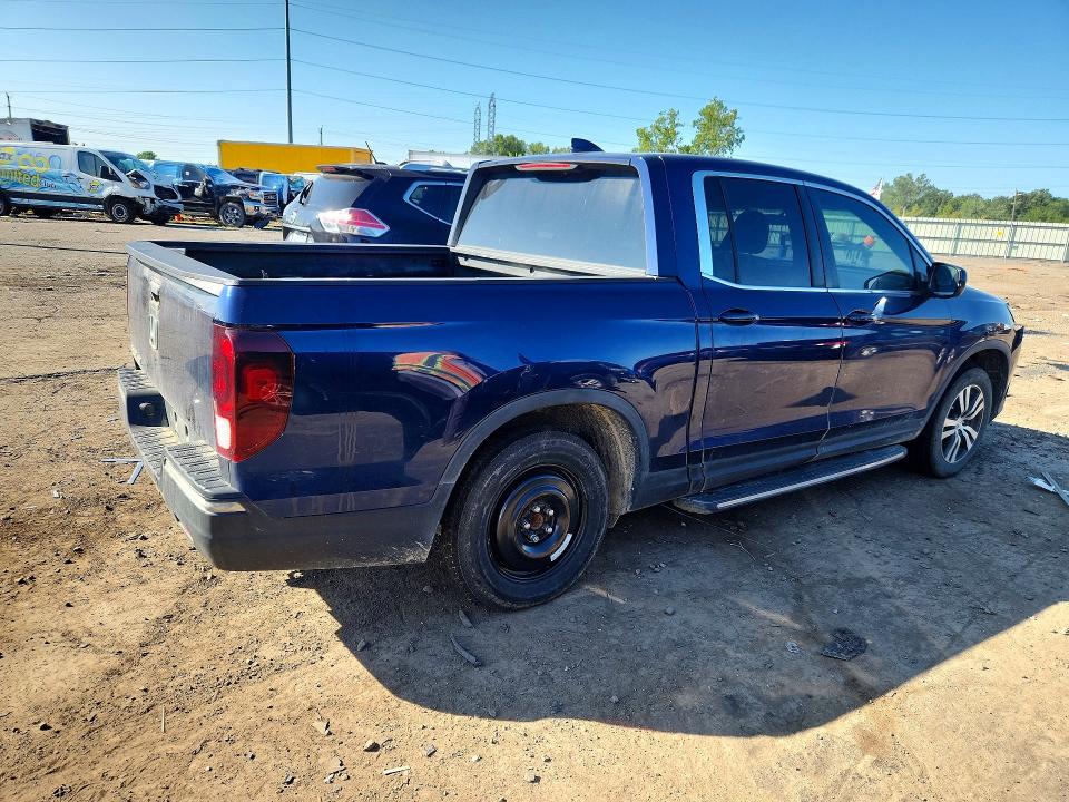 Photo 3 from auction – 2017 HONDA RIDGELINE with VIN 5FPYK2F49HB004734