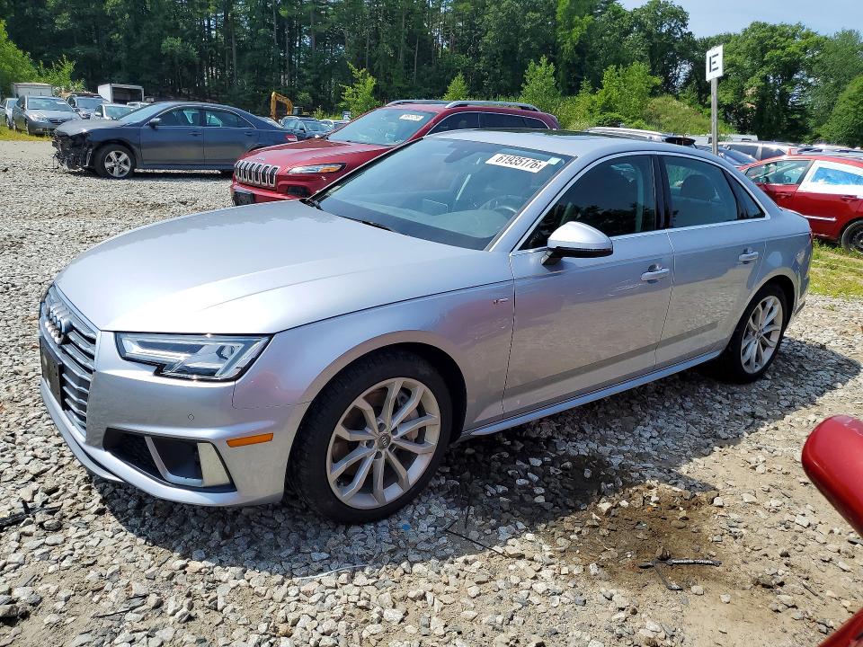 AUDI A4 2019 with VIN WAUENAF47KA003432 - Photo from auction