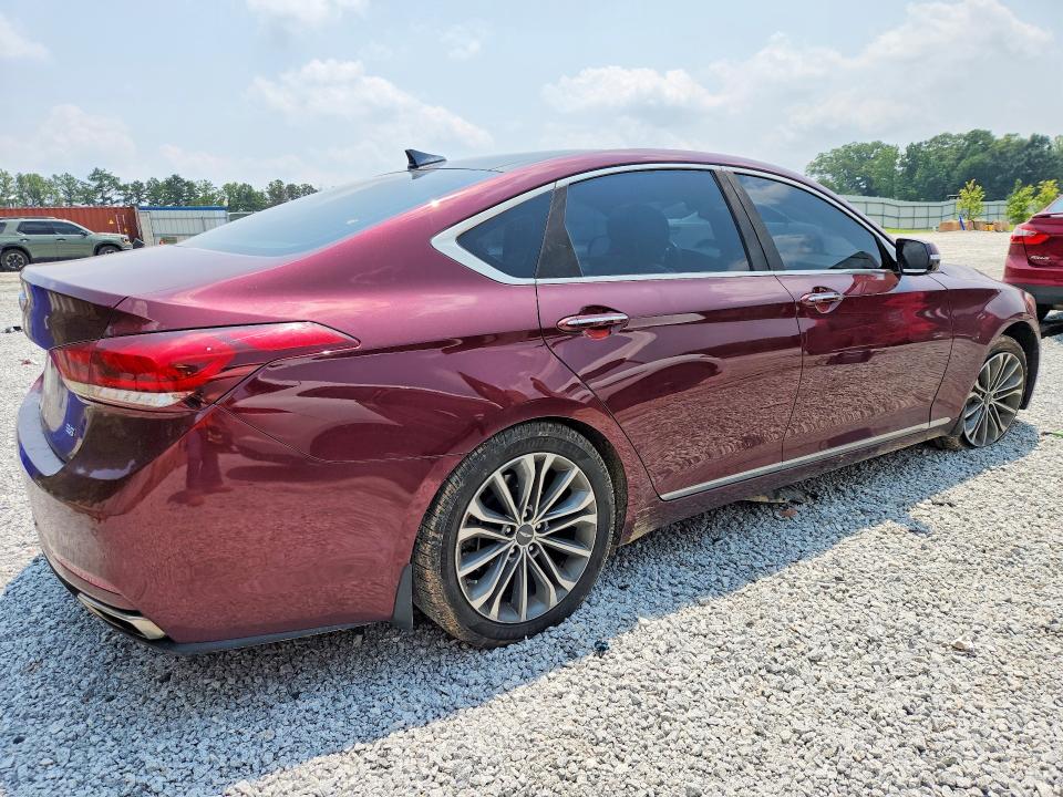 Photo 3 from auction – 2017 GENESIS G80 with VIN KMHGN4JE0HU169002