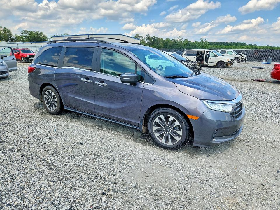Photo 4 from auction – 2022 HONDA ODYSSEY with VIN 5FNRL6H72NB036719