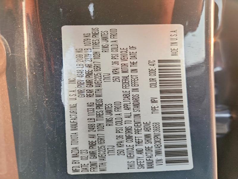 Photo 14 from auction – 2023 MAZDA CX-50 with VIN 7MMVABCM3PN136858
