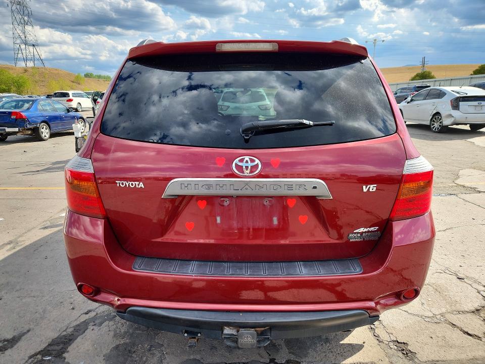 Photo 6 from auction – 2008 TOYOTA HIGHLANDER with VIN JTEES43A482052884