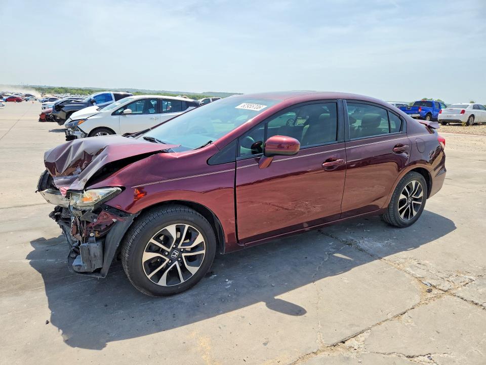 HONDA CIVIC 2014 with VIN 19XFB2F82EE217609 - Photo from auction