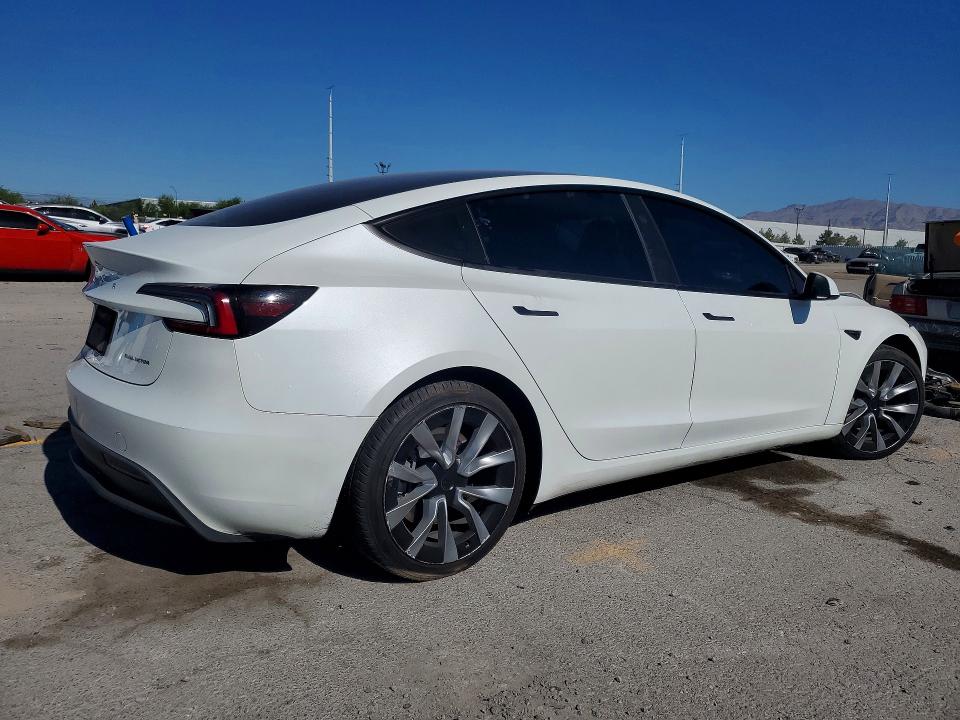 Photo 3 from auction – 2024 TESLA MODEL 3 with VIN 5YJ3E1EBXRF730432