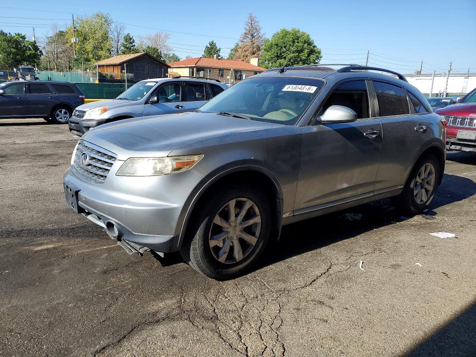 INFINITI FX35 2006 with VIN JNRAS08W06X208399 - Photo from auction